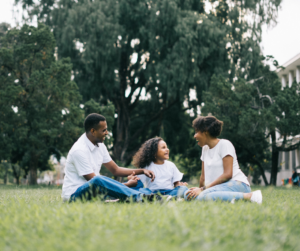 Family in Park