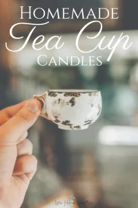 tea cup candle spin